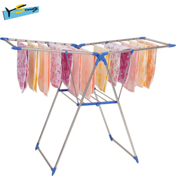 Durable Floor Folding roupas cabide Airfoil Airer